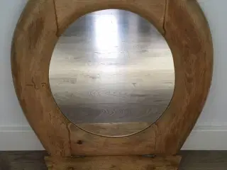 Toiletsæde som spejl