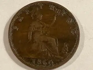 Farthing 1860 England