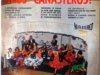 Spansk musik. Los Canasteros. Vinyl Lp
