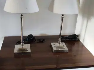 Bordlampe "messing like"