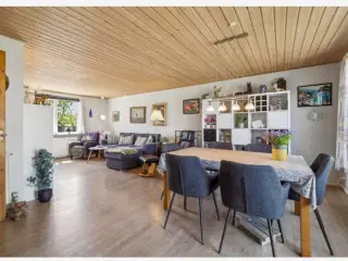 Hus på landet beliggende ved åbne marker og med fl