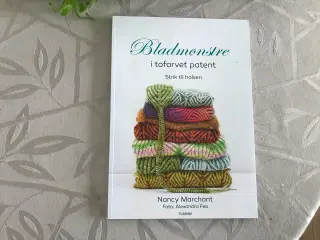 Bladmønstre i tofarvet patent   - Nancy Marchant