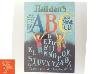 Halfdans a B C (med Musik CD) af Halfdan Rasmussen (Bog)