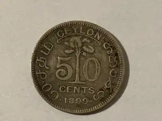 50 Cents Ceylon 1899