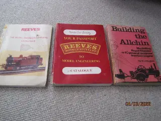 Reeves damplokomotiv -cataloger 3stk