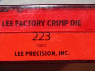 Lee 223 crimp die