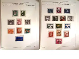 Vesttyskland, samling i Schaubek album