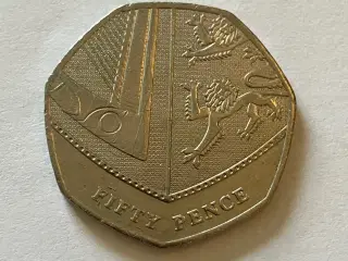 50 Pence England 2008