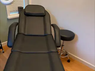 Massagebriks +stol + lampe