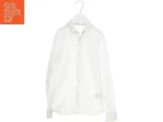 Hvid skjorte med lange ærmer fra H&M (str. 134)