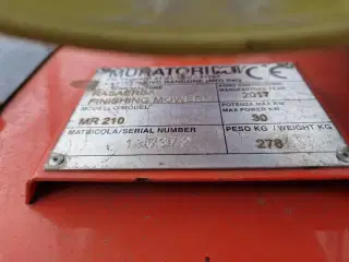 Muratori MR210 Rotorklipper