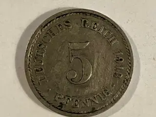 5 Pfennig Germany 1913