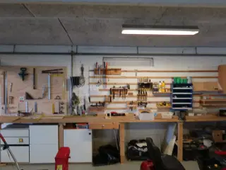 Arbejdsbord med indhold