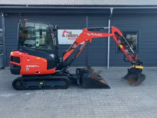 Kubota kx027-4 Engcon rotortilt, Centralsmørring mm.