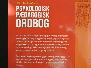 psykologisk-pædagogisk ordbog. 16. udgave, af moge