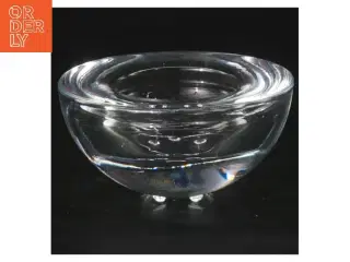 Glas lysestage fra Iittala (str. Ø 9,2 cm)