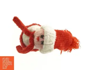 Håndstrikket nisse (str. 11 x 5 cm)