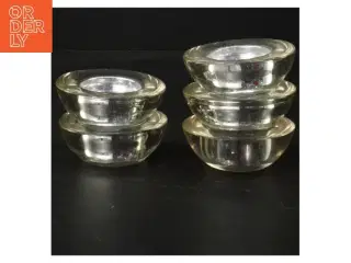 Glas fyrfadsstager (str. Ø 7,5 cm)