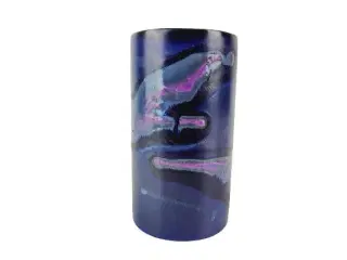 Knabstrup Marina Vase med Lilla, Lyseblå og Pink D