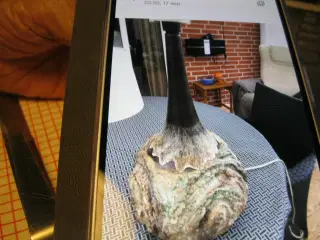 Keramik bordlampe Judi kunst