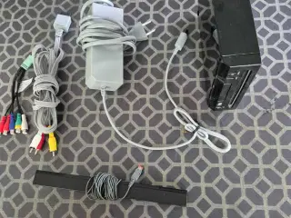 Sort Nintendo Wii uden controllere 
