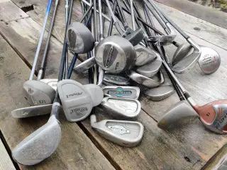 Golf drivere jern og puttere 