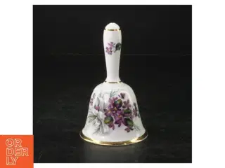 Porcelænsklokke med violmotiv fra Countess