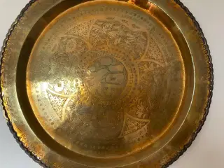 Messingplade, håndlavet  56 cm