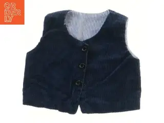 Børnevest i fløjl (str.  31x27 cm)