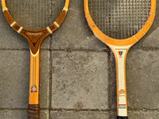 2 stk. retro tennis ketchere