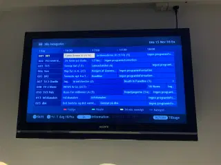 TV SONY 40  tommer fladskærm TV. Fungerer perfekt.
