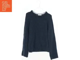 Mørkeblå uldtrøje fra H&M (str. 146)