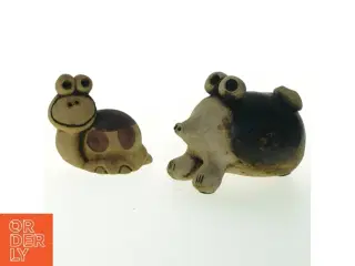 Keramiske dyreskulpturer fra John Hughes Wales (str. 12x9 cm)