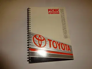 Instruktionsbog Toyota Picnic / Sportsvan