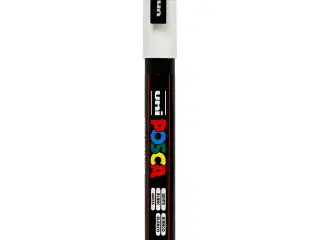 Posca Tusch, PC-3M, streg 0,9-1,3 mm, fine, hvid, 1 stk.