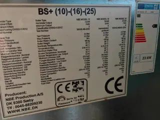 NBE BS+ 23 kW træpillefyr med magasin