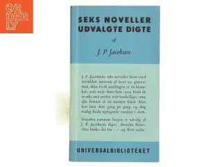 Seks Noveller Udvalgte Digte af J.P. Jacobsen (Bog)