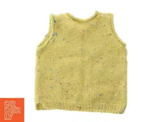 Strikket vest (str. Bryst, 33 cm. længde. 36 cm)