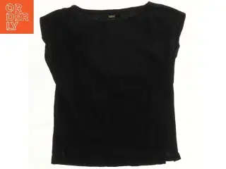 Sort T-shirt med tekst og fjerprint fra Mohito (str. xxs cm)