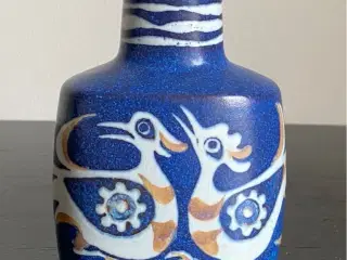 Blå Aluminia vase