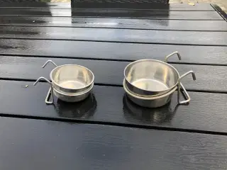 stålskåle og lerskåle foderskåle