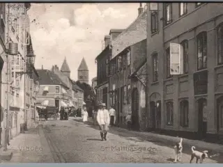 Viborg - Sortebrødre Kirkestræde - Postkort - Brugt