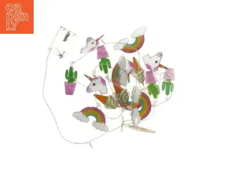 Unicorn lyskæde 240 cm (str. 240 cm)