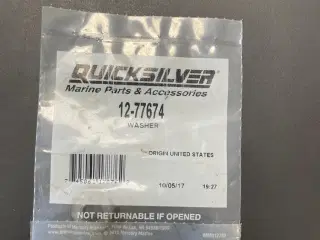 Quicksilver washer