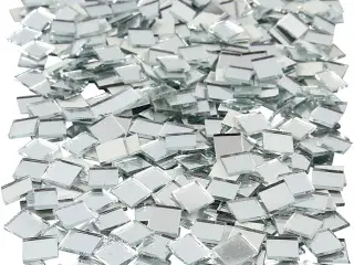 Spejlmosaik, str. 10x10 mm, tykkelse 2 mm, 500stk./ 1 pk.