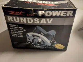 Zet power rundsav 1400 w og 185 mm klinge.