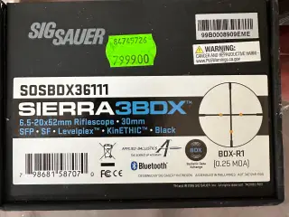 Sigtekikkert Sig Sauer Bluetooth 3BDX