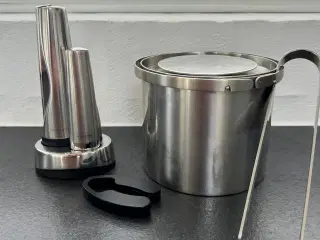 Georg Jensen proptrækker sæt og Stelton isspand