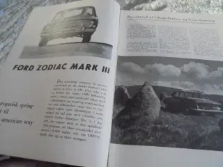Dansk Bilmagasin ’Fart & form’ – 3 numre fra 1962 