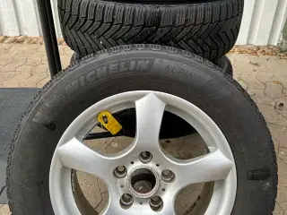 17” Michelin Alpine vinterdæk på alufælge sælges